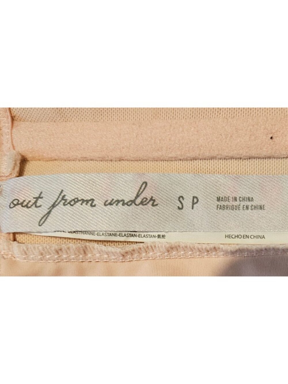 Urban Outfitters Out from Under Laced Back Pink Corset Top Women Size Small - Picture 9 of 10
